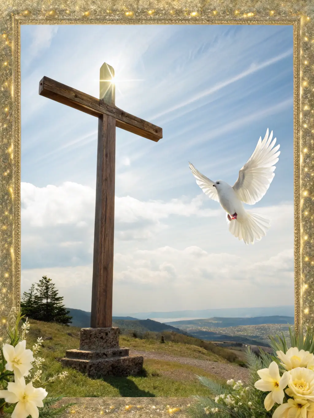 An abstract image representing spiritual growth and guidance, with soft light and uplifting colors, symbolizing faith-centered counseling for Dr. Nova Day's website.